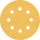 Bosch Professional Expert C470 Sandpaper - 115mm, 8 Holes, G 120  for Random Orbital Sanders