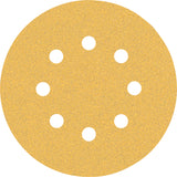 Bosch Professional Expert C470 Sandpaper - 125mm, 8 Holes, G 80  for Random Orbital Sanders