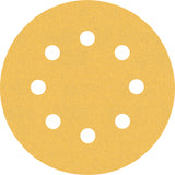 Bosch Professional Expert C470 Sandpaper - 125mm, 8 Holes, G 60/120/240 for Random Orbital Sanders