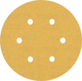 Bosch Professional Expert C470 Sandpaper - 150mm, 6 Holes, G180,  Random Orbital Sanders