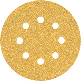 Bosch Professional Expert C470 Sandpaper - 125mm, 8 Holes, G 40  for Random Orbital Sanders