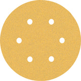 Bosch Professional Expert C470 Sandpaper - 150mm, 6 Holes, G 80  for Random Orbital Sanders