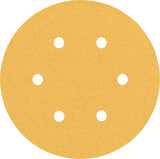 Bosch Professional Expert C470 Sandpaper - 150mm, 6 Holes, G 100  for Random Orbital Sanders
