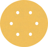 Bosch Professional Expert C470 Sandpaper - 150mm, 6 Holes, G 120  for Random Orbital Sanders