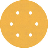 Bosch Professional Expert C470 Sandpaper - 150mm, 6 Holes, G 220  for Random Orbital Sanders