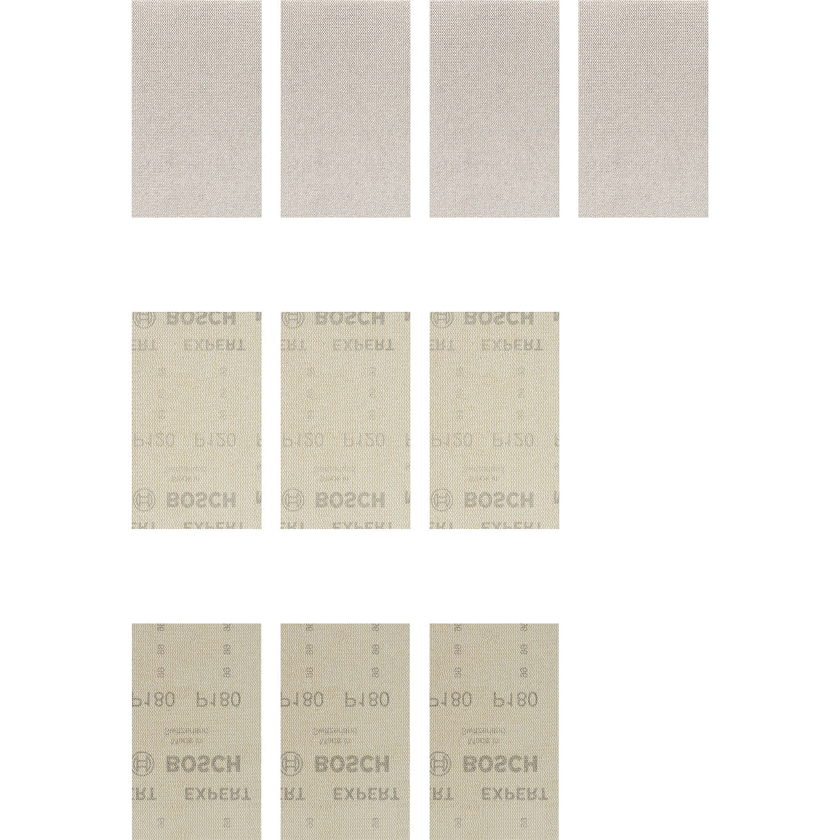 Bosch Professional Expert M480 Sanding Net Set - 80 x 133 mm  (10-pc)