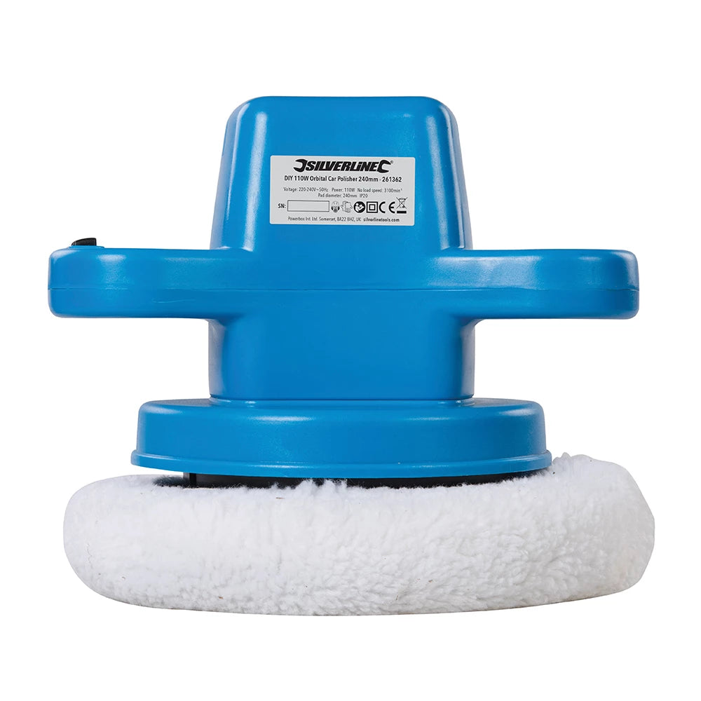 Silverline 110W Orbital Car Polisher 240mm