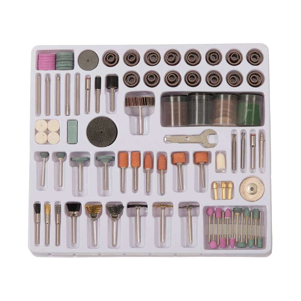 Silverline Rotary Tool Accessory Kit 216Pce