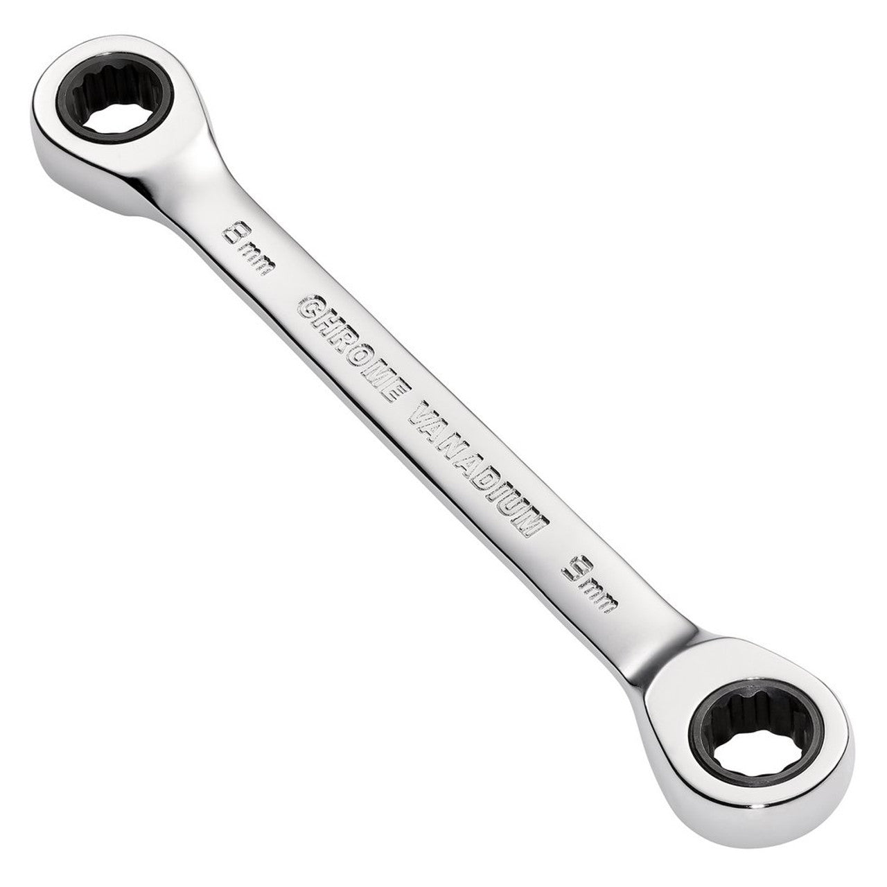 Draper Tools HI-TORQ® Metric Double Ratchet Ring Spanner, 8 x 9mm