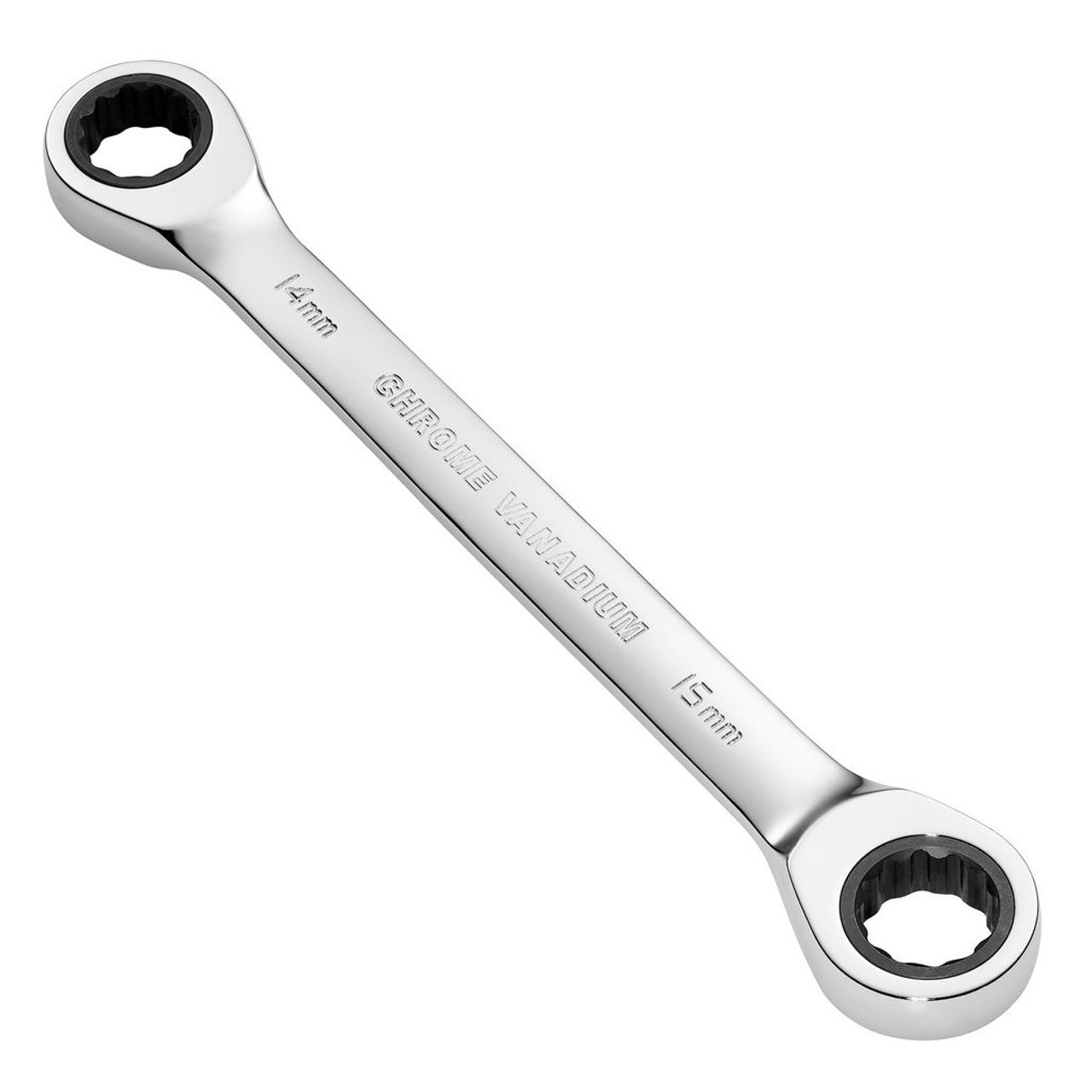 Draper Tools HI-TORQ® Metric Double Ratchet Ring Spanner, 14 x 15mm