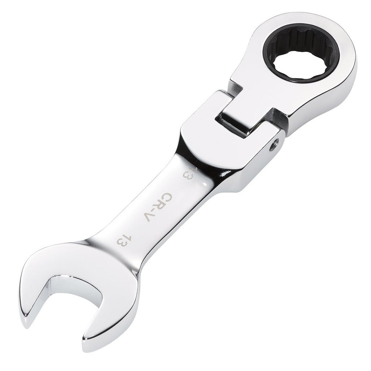 Draper Tools HI-TORQ® Metric Stubby Flexible Head Ratchet Combination Spanner, 13mm