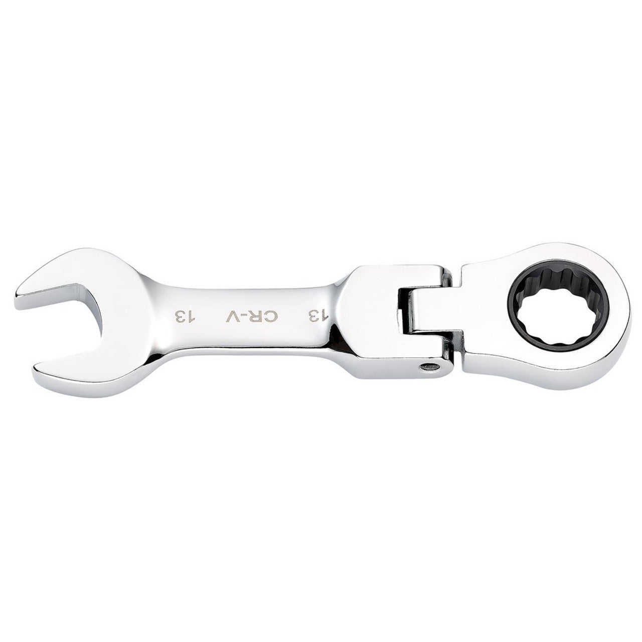 Draper Tools HI-TORQ® Metric Stubby Flexible Head Ratchet Combination Spanner, 13mm