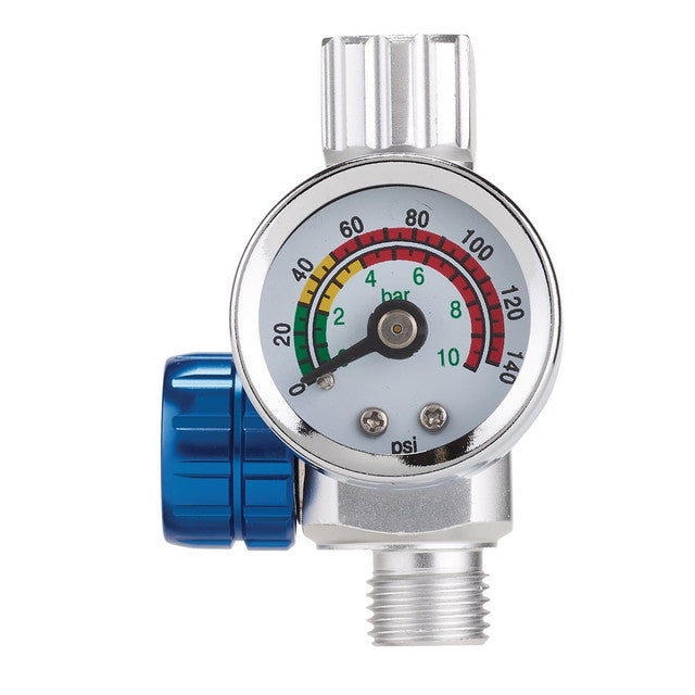 Draper Tools 1/4" Bsp On-Gun Air Regulator And Gauge, 140Psi