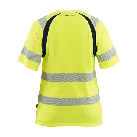 Blaklader T-Shirt Hi-Vis Women 3503 #colour_hi-vis-yellow-black