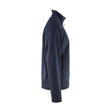 Blaklader Sweatshirt with Full Zip 3362 #colour_dark-navy-yellow
