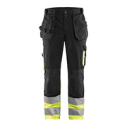 Blaklader Hi-Vis Trousers 15291370 - Black/Hi-Vis Yellow