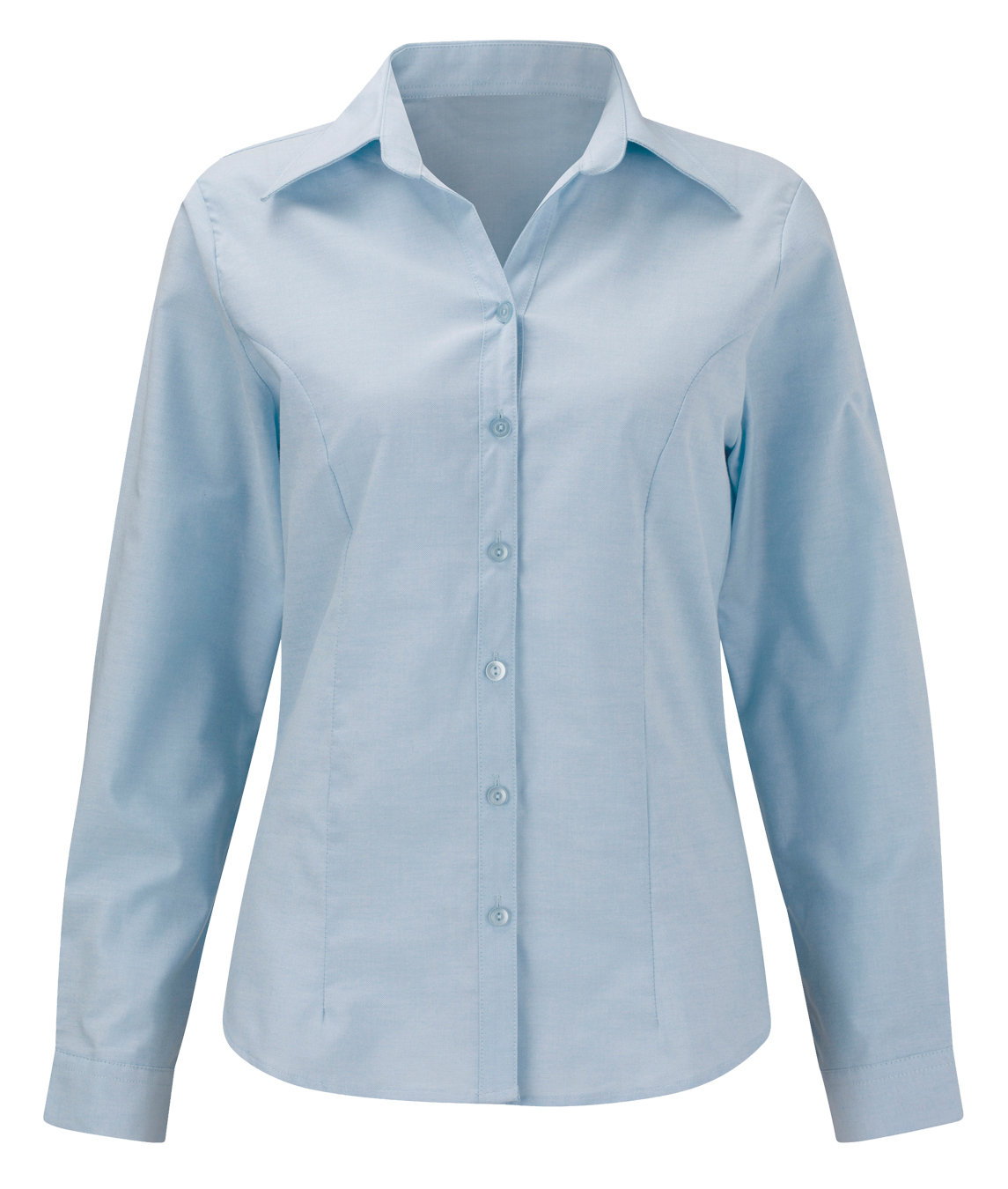 Orbit International Oxford Blouse: Long Sleeve