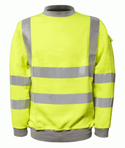 Orbit International Basov: Inherent FR ARC Sweatshirt In Hi Vis Yellow