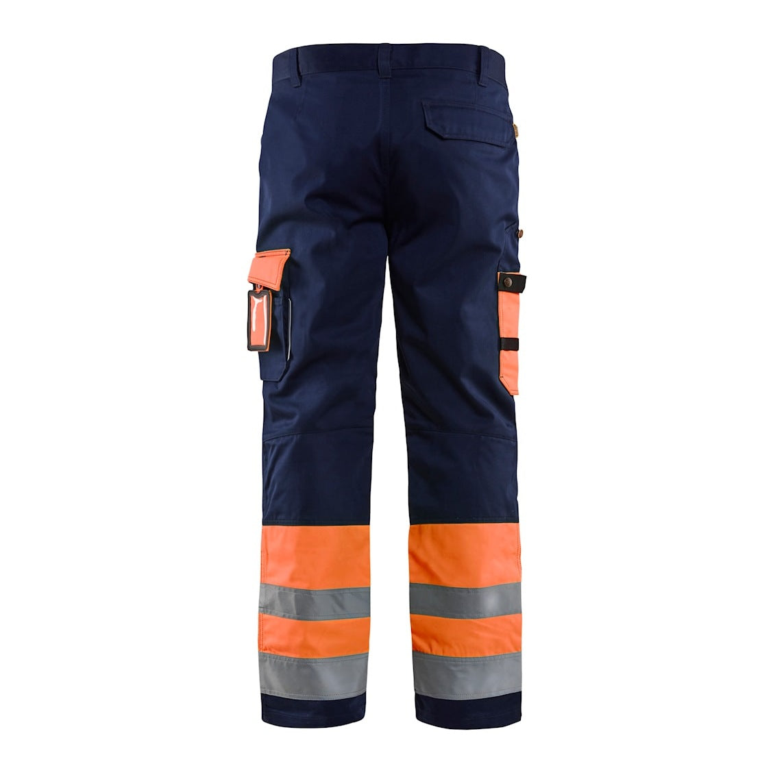 Blaklader Hi-Vis Trousers 1584 - Hi-Vis Orange/Navy Blue