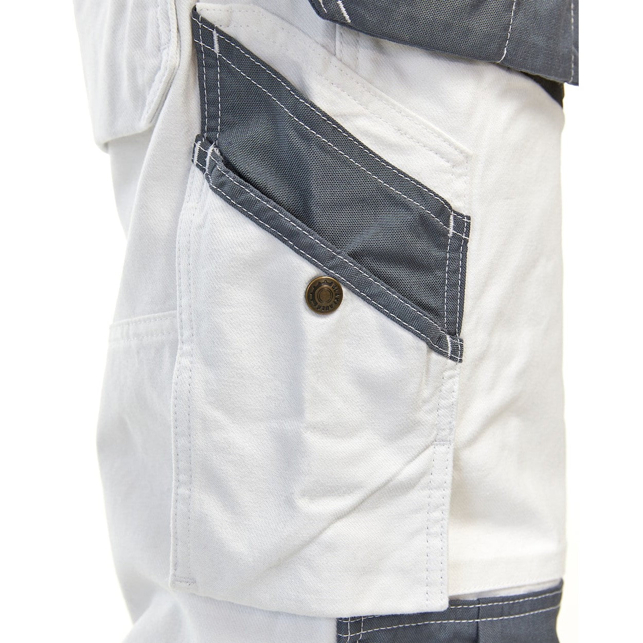Blaklader X1500 Painters Pirate Trousers 1511 #colour_white-grey