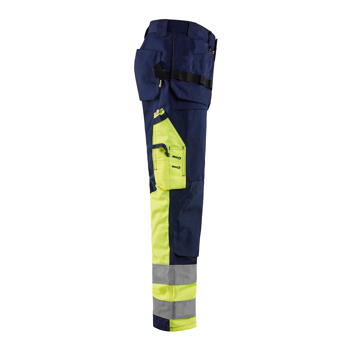 Blaklader Hi-Vis Trousers 15291860 - Navy Blue/Hi-Vis Yellow