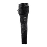 Blaklader Craftsman Trousers 4-Way Stretch 1522 - Black/Dark Grey