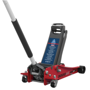 Sealey Trolley Jack 3 Tonne Low Profile Rocket Lift Red 3000LE