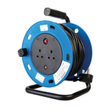 Powermaster Cable Reel Freestanding 13A 230V - 2-Gang 25m