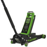Sealey Trolley Jack 3 Tonne Low Profile Rocket Lift Green
