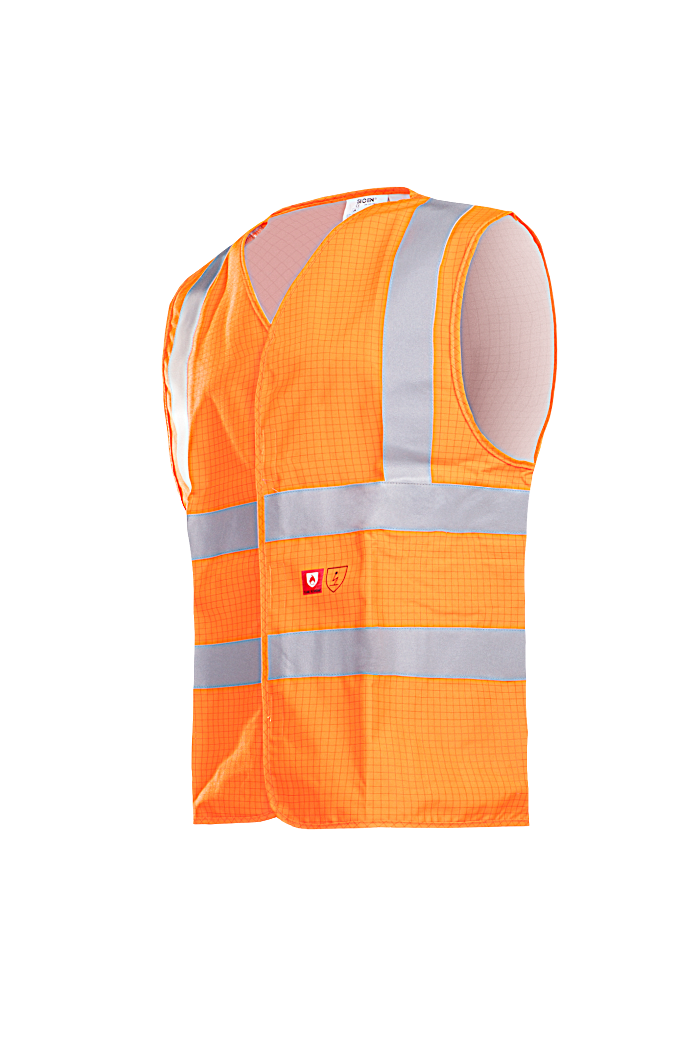 Sioen Hellisan Flame Retardant Anti-Static Hi-Vis Waistcoat