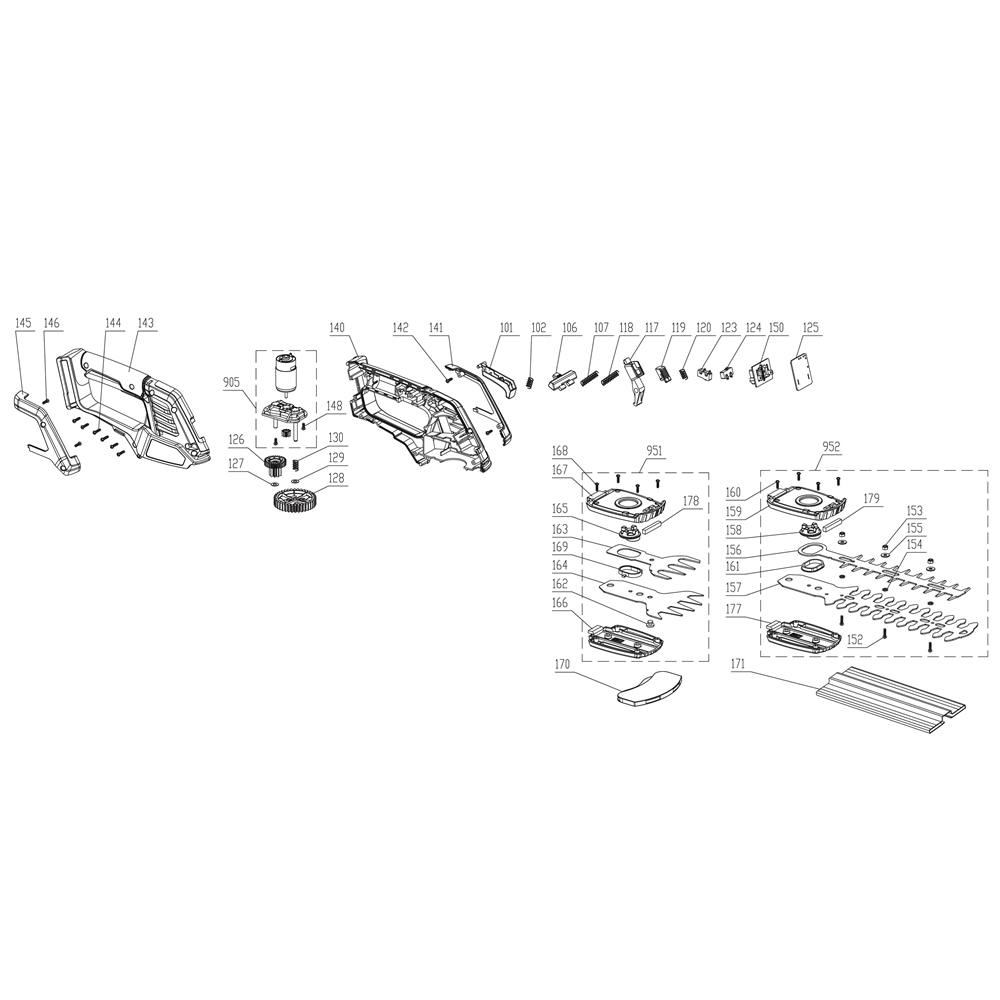 Einhell Power X-Change Grass and Bush Shear 18V, 100mm Width - Body Only