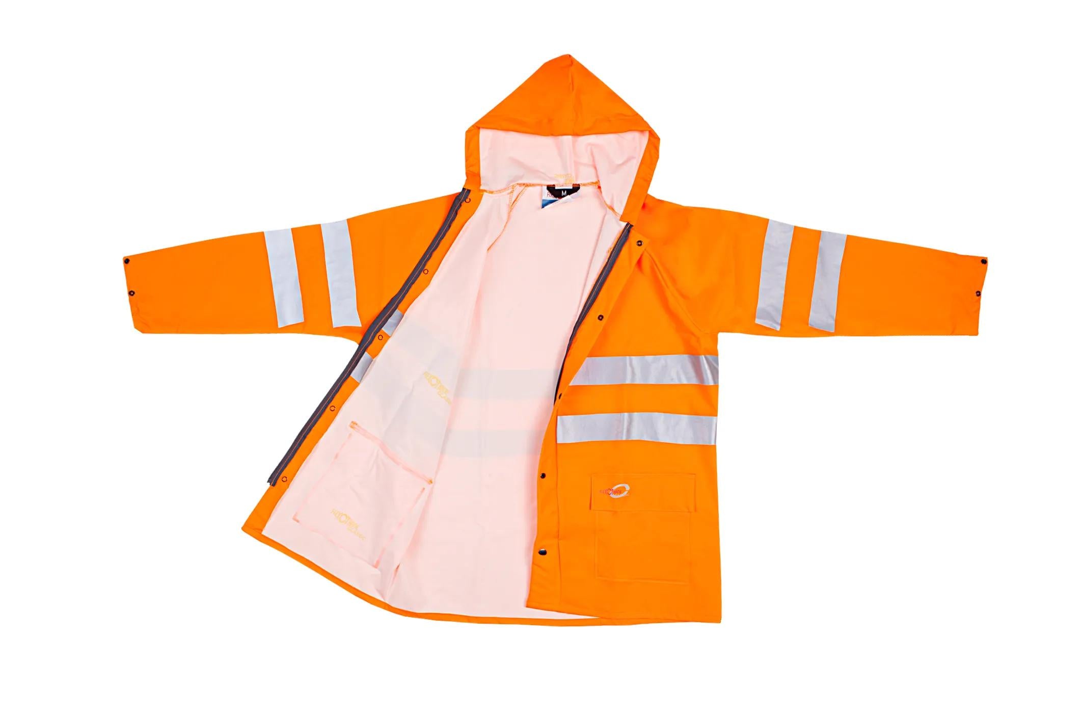 Sioen Unzen Hi-Vis Rain Jacket
