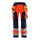 Blaklader Women's Hi-Vis Trousers 7156 #colour_orange-navy-blue
