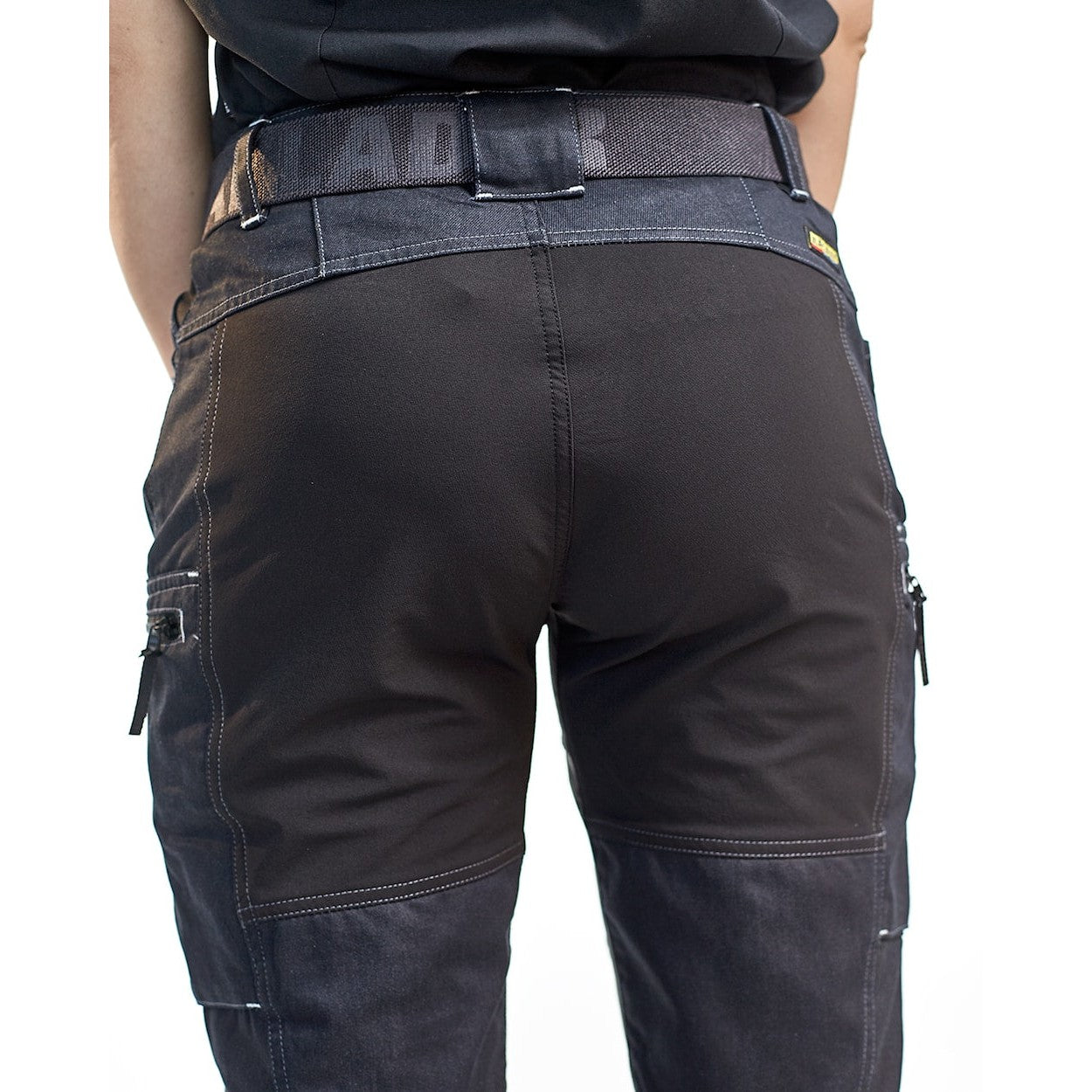 Blaklader Women's Service Trousers Stretch 71591142 #colour_navy-blue-black