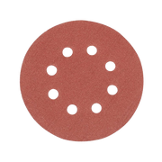 Silverline Hook & Loop Discs Punched 125mm 10Pk - 120 Grit