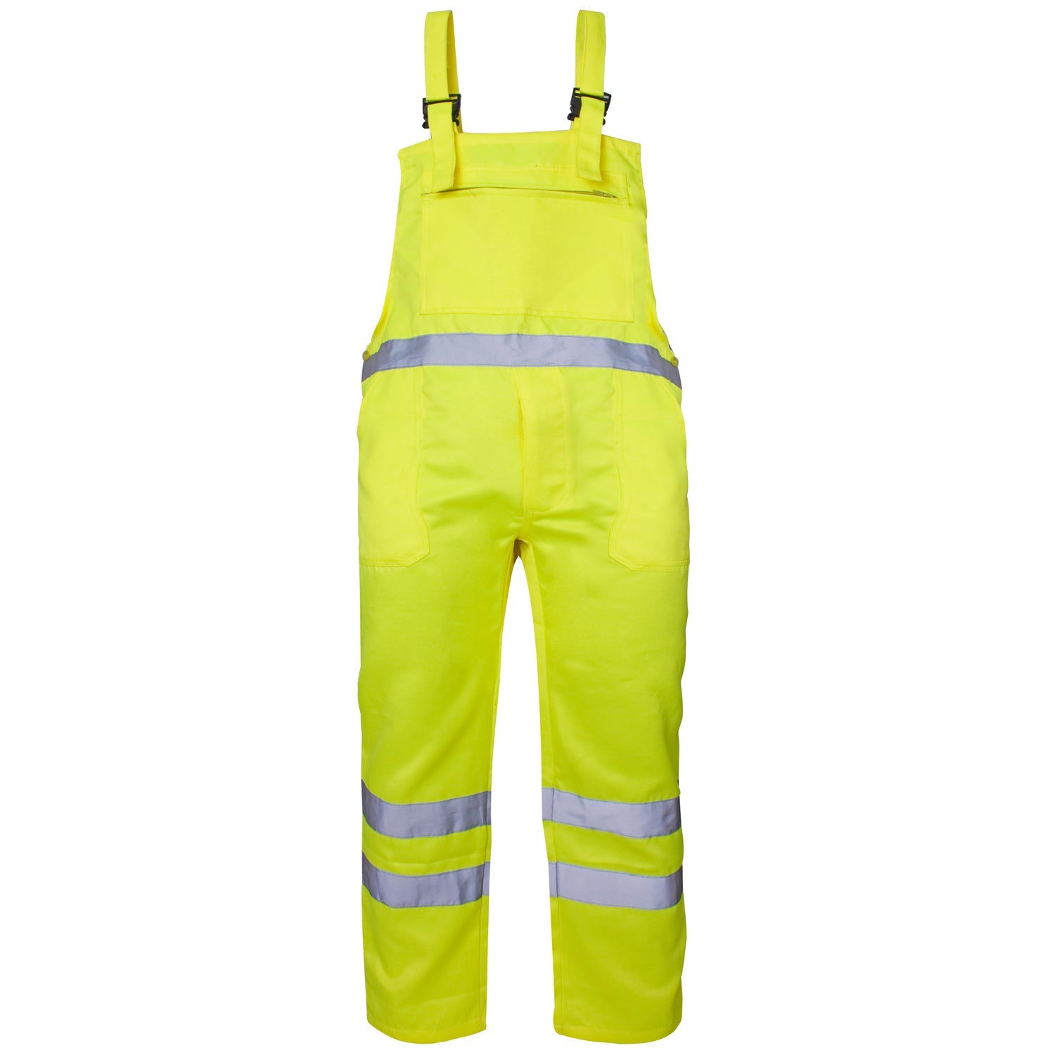 Supertouch Hi Vis Yellow Polycotton Bib Trousers