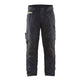 Blaklader Service Trousers with Stretch 1495 #colour_black-hi-vis-yellow