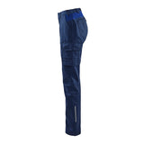 Blaklader Women's Industry Trousers Stretch 7144 #colour_navy-blue-cornflower-blue