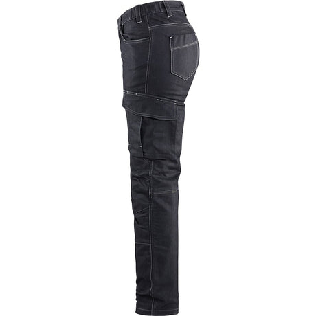 Blaklader Women's Service Trousers Stretch 7140 #colour_navy-blue