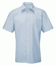 Orbit International Men'S Deluxe: Short Sleeve Shirt - Sky Blue