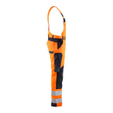 Blaklader Multinorm Inherent Bib 2889 #colour_orange-navy-blue