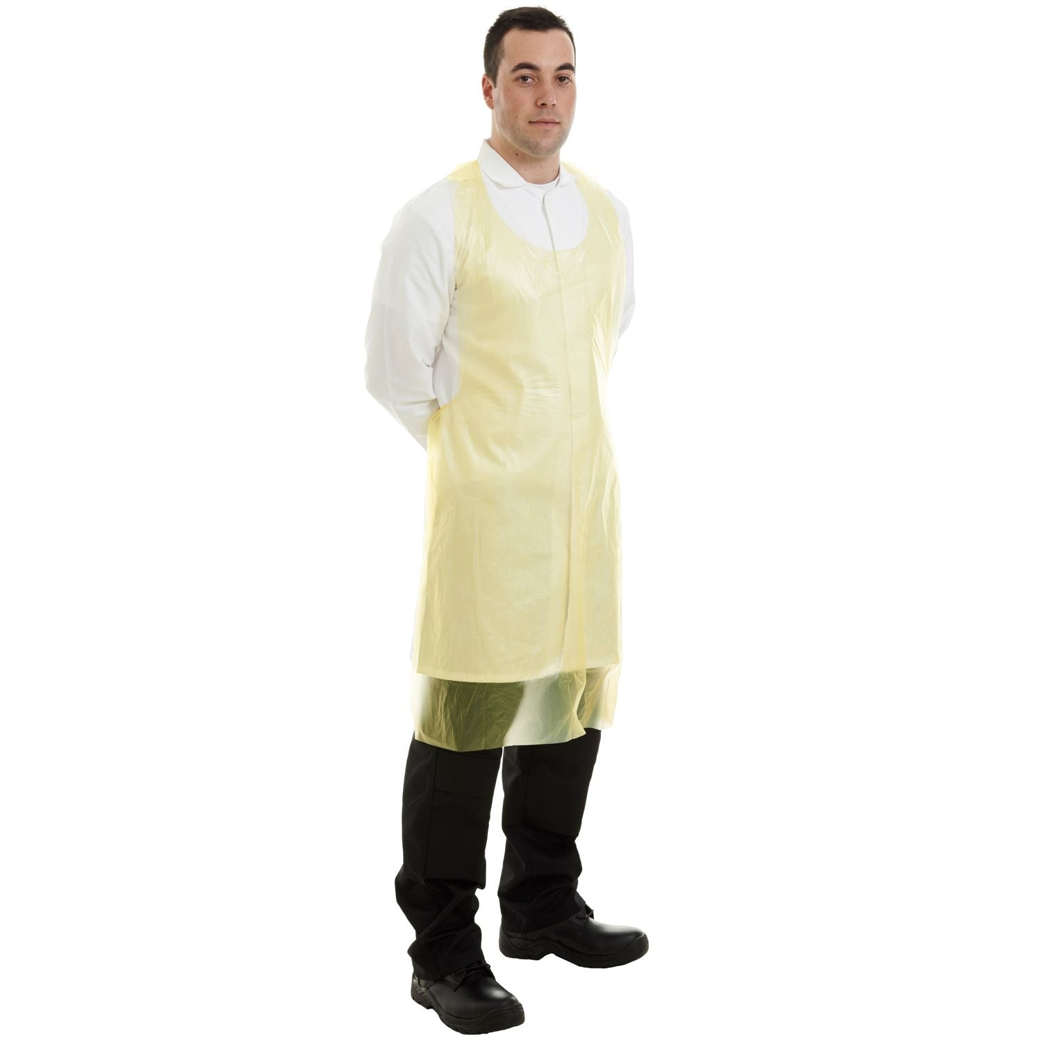 Supertouch 20 Micron PE Aprons Flat-Packed