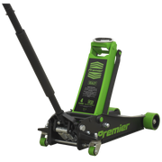 Sealey Trolley Jack 4 Tonne Low Profile Rocket Lift Green