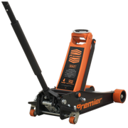 Sealey Trolley Jack 4 Tonne Low Profile Rocket Lift Orange