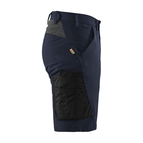 Blaklader Service Shorts 4-Way Stretch 1423 #colour_dark-navy-black