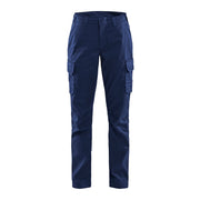 Blaklader Women's Industry Trousers Stretch 7144 #colour_navy-blue-cornflower-blue