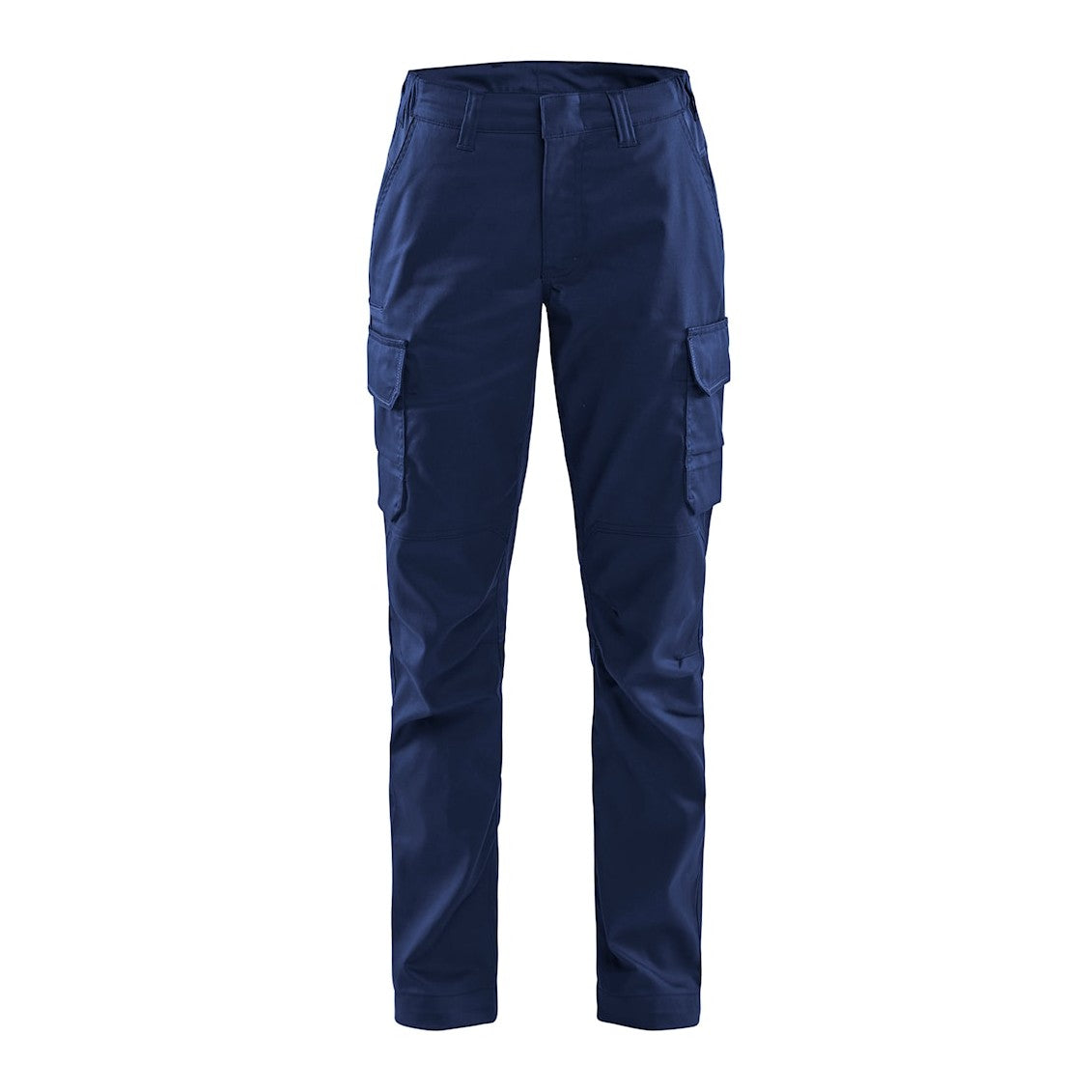 Blaklader Women's Industry Trousers Stretch 7144 #colour_navy-blue-cornflower-blue