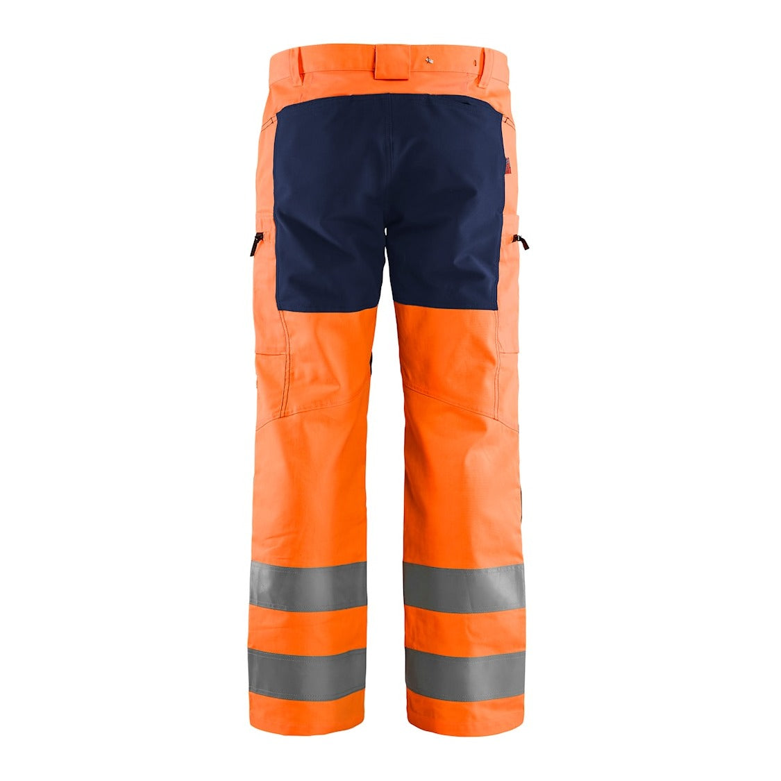 Blaklader Hi-Vis Trousers with Stretch 1585 - Hi-Vis Orange/Navy blue