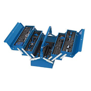 Draper Tools Tool Kit In Steel Cantilever Toolbox (126 Piece)