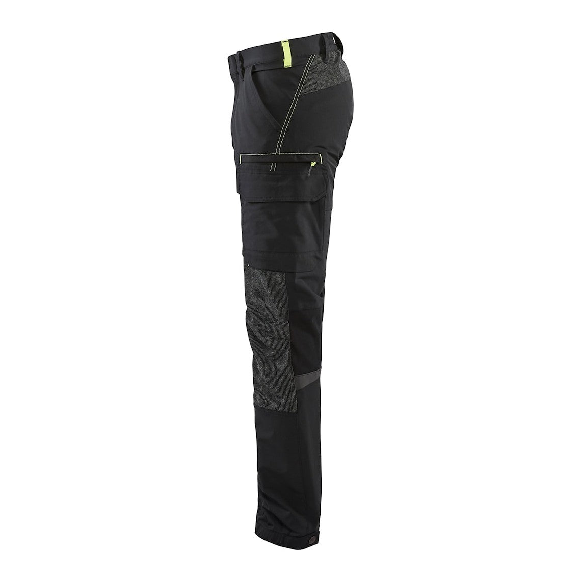 Blaklader 4-Way-Stretch Service Trousers 1422 - Black / Hi-Vis Yellow